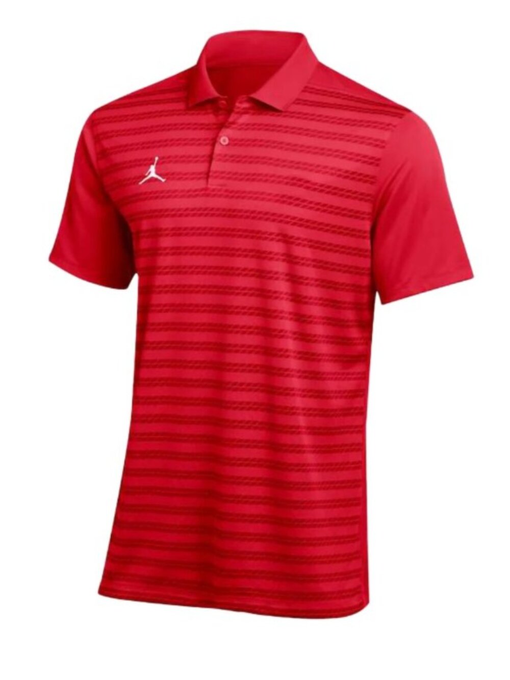 Air Jordan Jumpman Polo Shirt Men's Size XL Red Striped Football FN6924-657